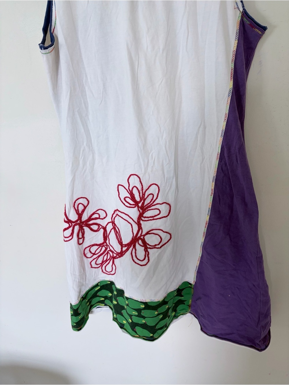 Desigual vintage colorful patchwork embroidered mini dress READ - Picture 6 of 11